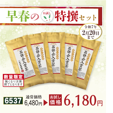 品評会入賞茶 5本セット